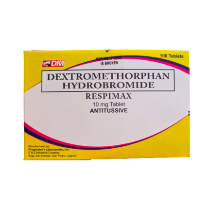RESPIMAX Dextromethorphan 10mg - 1 Tablet price in the Philippines ...